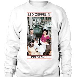 Led Zeppelin Presence Sweatshirt Classic Rock Band Crewneck Pullover 05